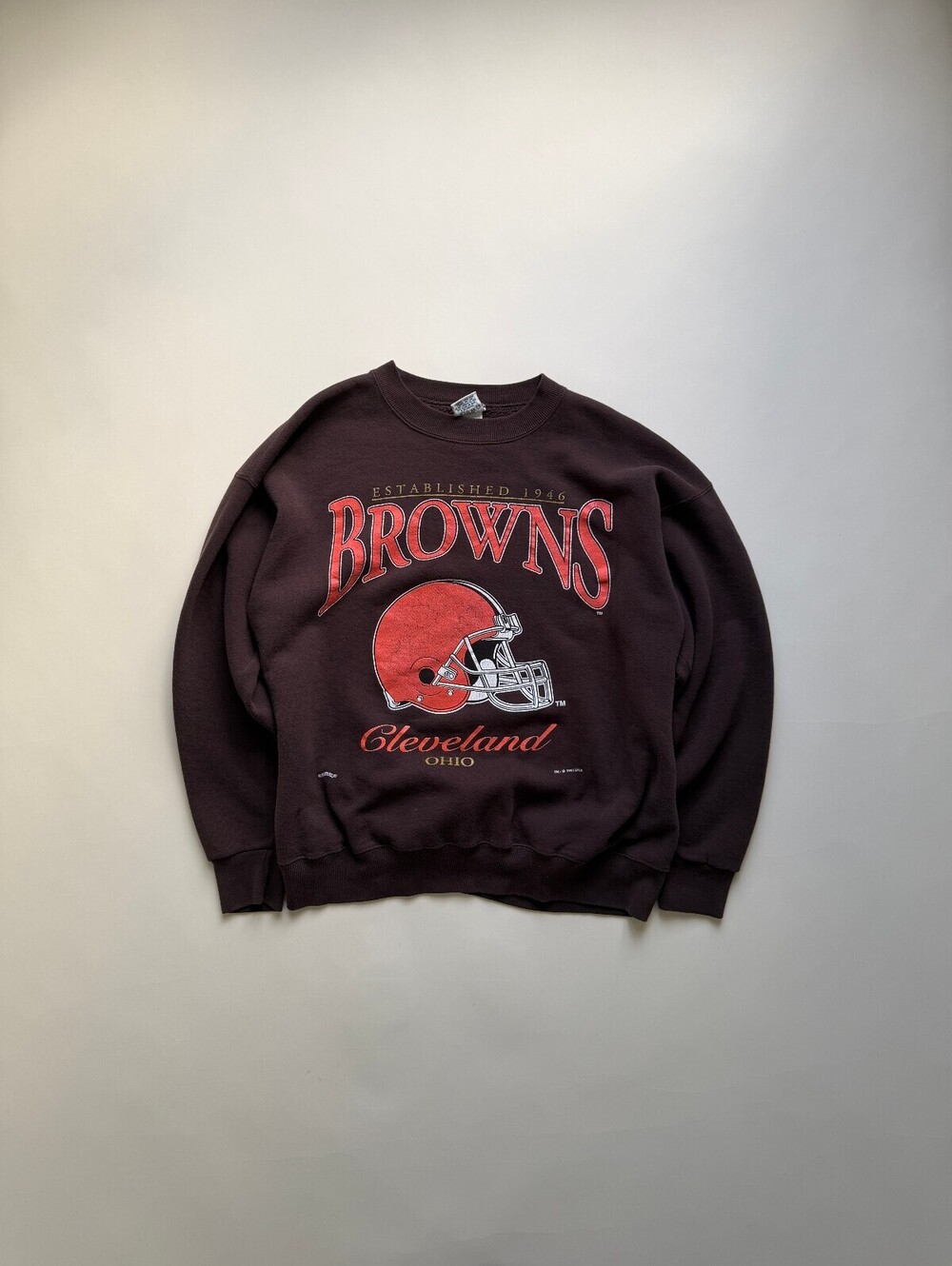 Vintage 90's Nugmeg Cleveland Browns Crewneck